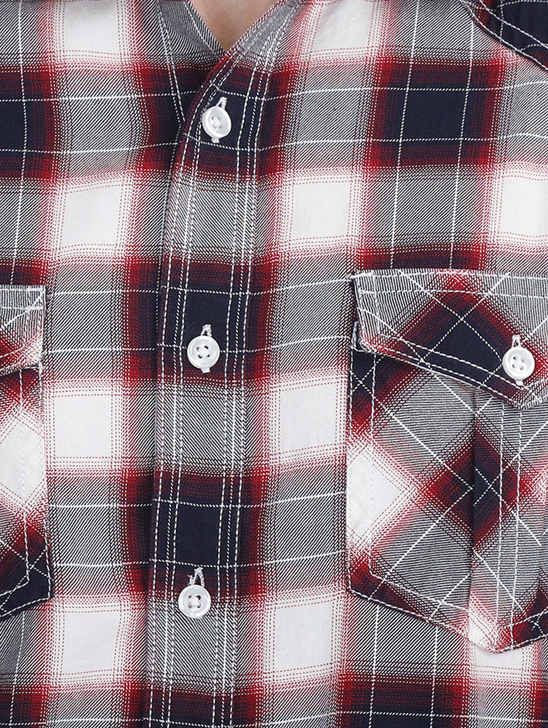 multi colored checkered casual shirt - 16731082 - Zoom Image - 5