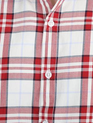 red checkered casual shirt - 16731093 - Standard Image - 5