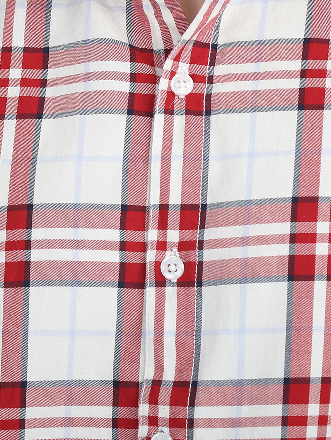 red checkered casual shirt - 16731093 - Zoom Image - 5