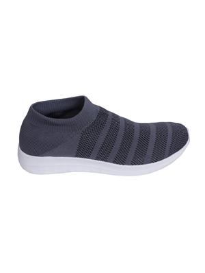 grey fabric slipon sport shoes - 16733313 - Standard Image - 2