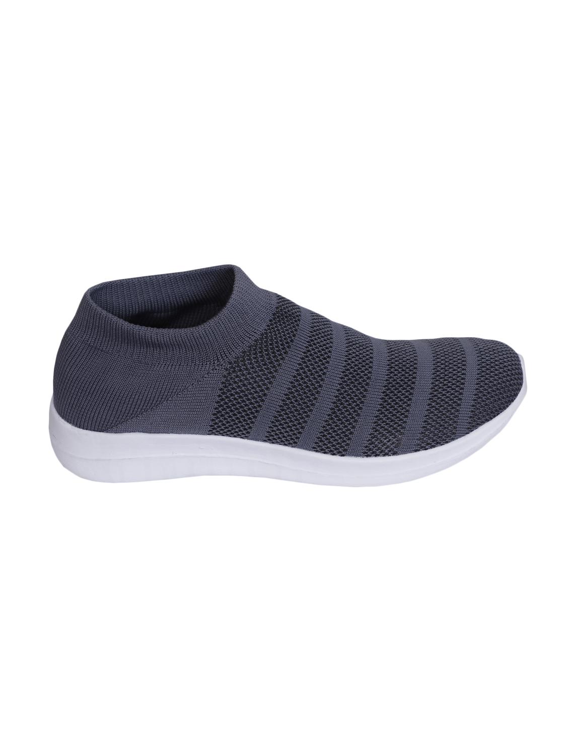 grey fabric slipon sport shoes - 16733313 - Zoom Image - 2