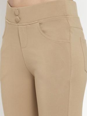 high rise solid jegging - 16734698 - Standard Image - 5