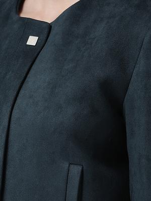 long sleeved concealed placket jacket - 16735150 - Standard Image - 5