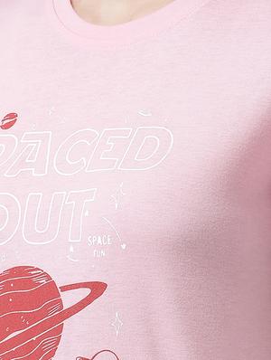 crew neck quirky printed tee - 16735520 - Standard Image - 5