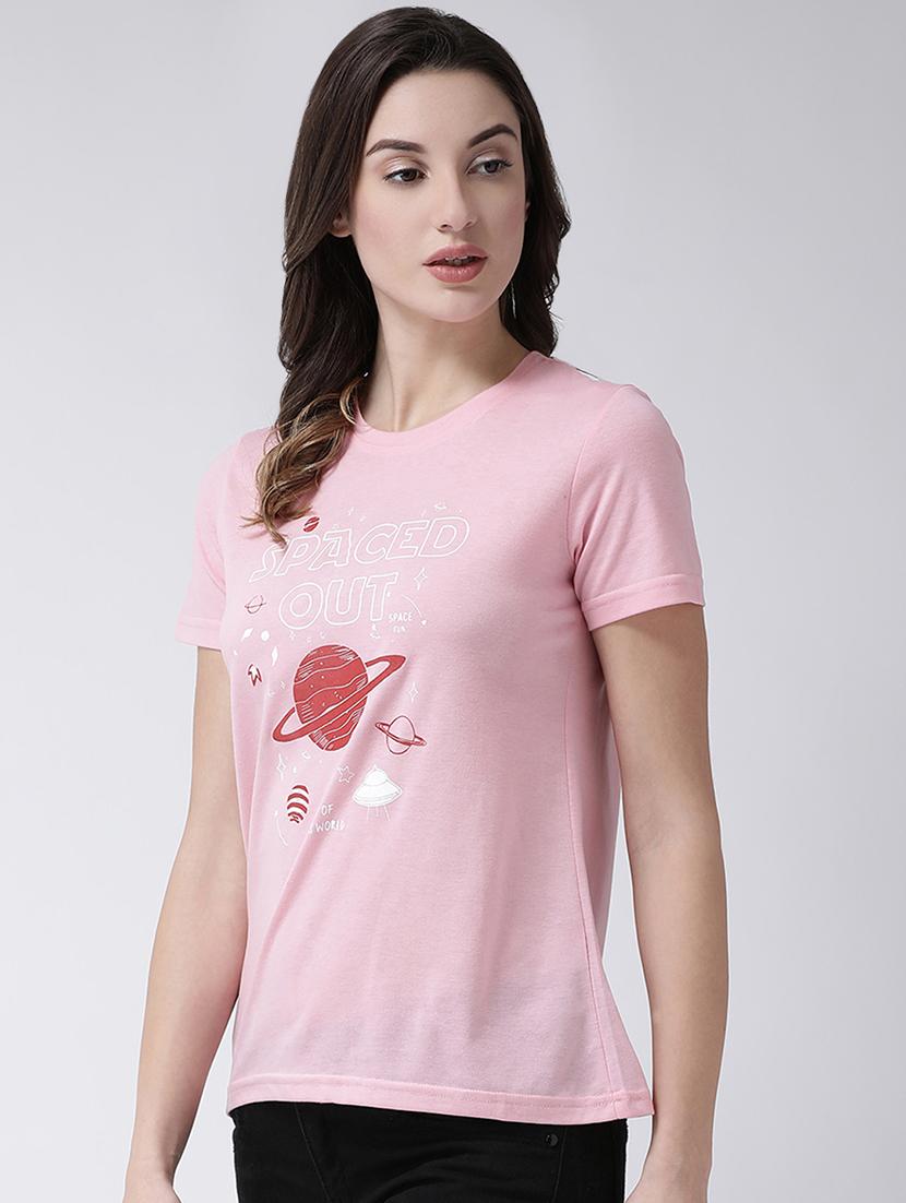 crew neck quirky printed tee - 16735520 - Zoom Image - 2
