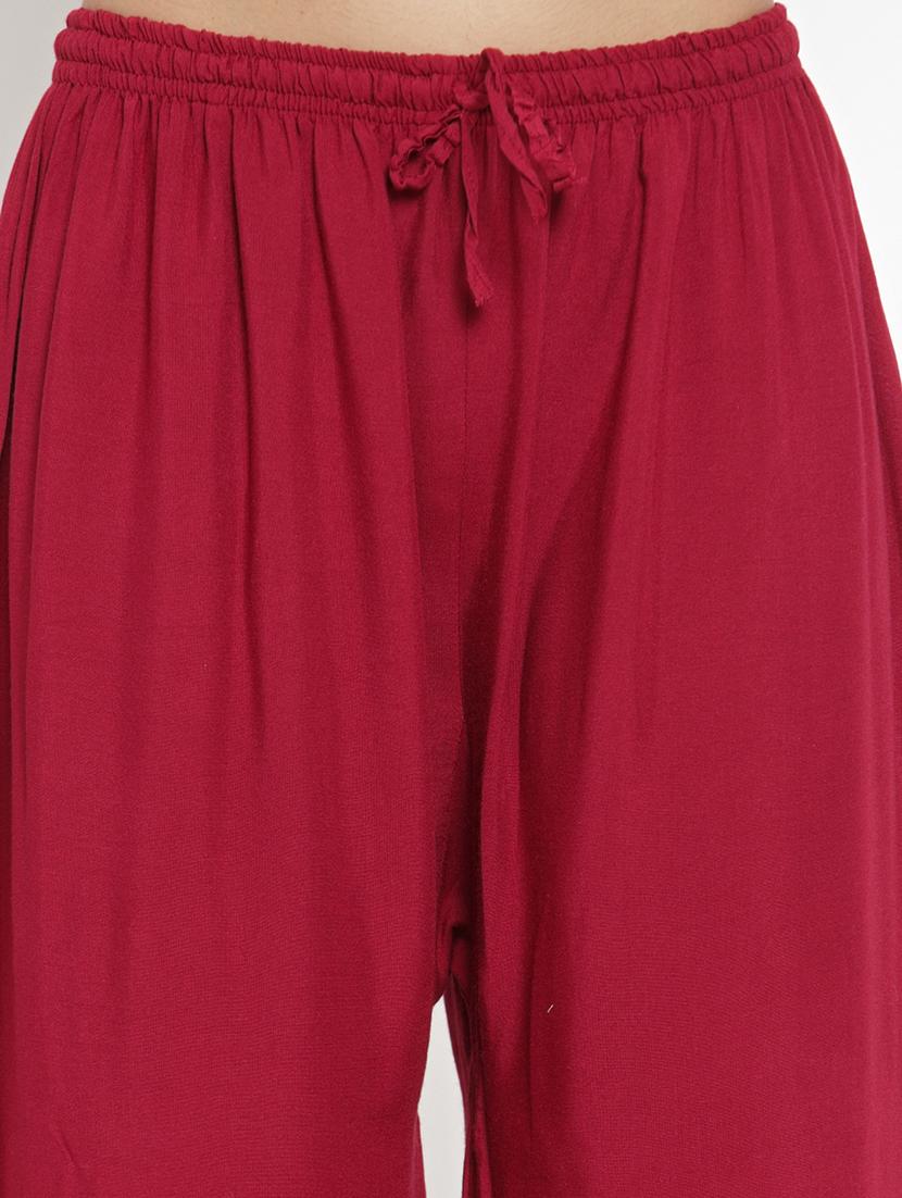 high rise laced hem palazzo - 16735561 - Zoom Image - 5