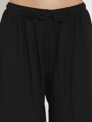high rise laced hem palazzo - 16735562 - Standard Image - 5