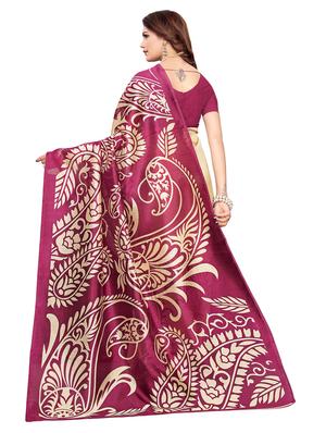 paisley mysore silk saree with blouse - 16736784 - Standard Image - 2