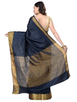 self design kanjivaram saree with blouse - 16736816 - Standard Image - 2