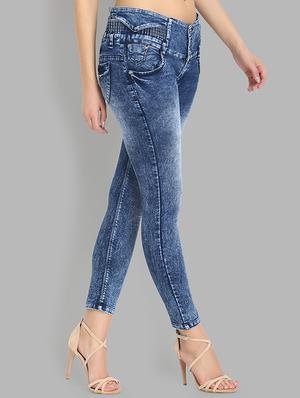 high rise button detail jean - 16737061 - Standard Image - 2