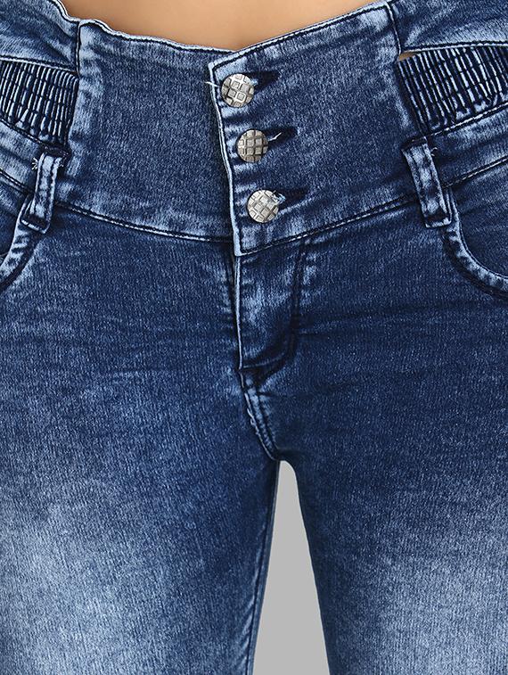 high rise button detail jean - 16737061 - Zoom Image - 5