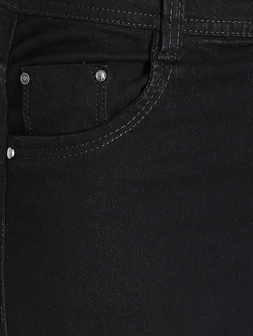 high rise frayed hem jeans - 16738246 - Zoom Image - 5