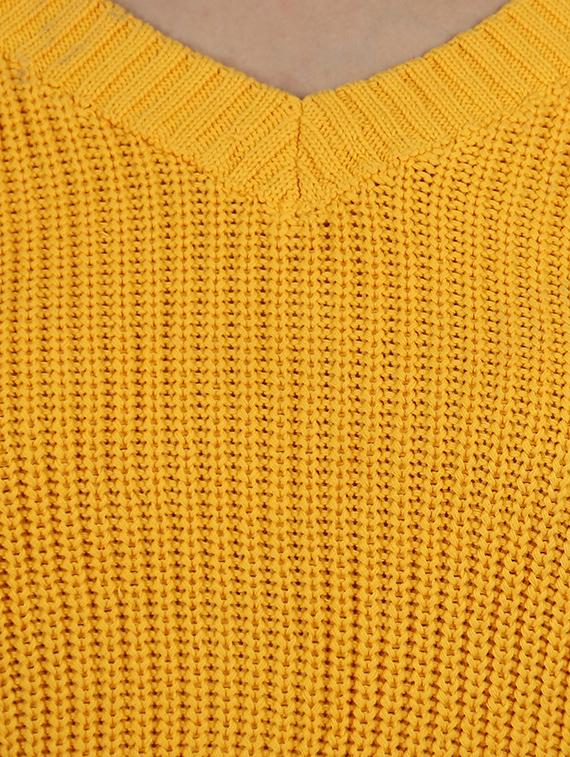 v-neck solid pullover - 16738469 - Zoom Image - 5