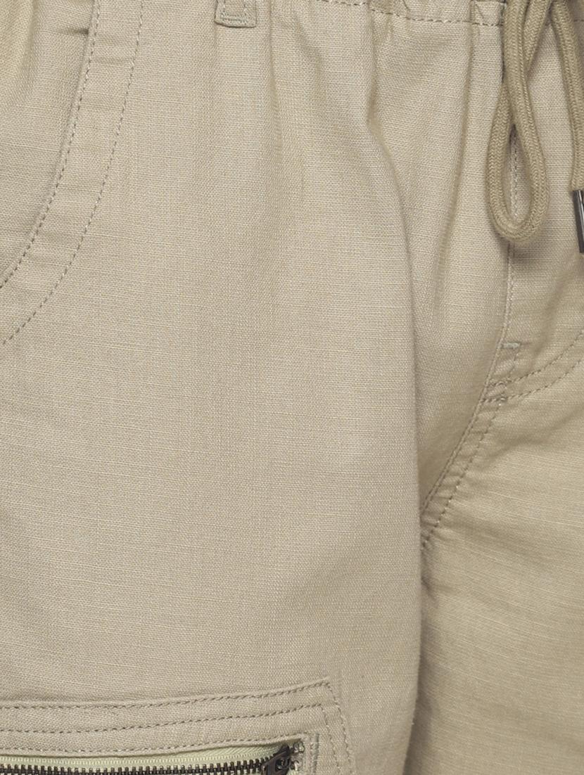 beige solid jogger - 16739229 - Zoom Image - 5