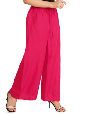 solid straight palazzo - 16739320 - Standard Image - 2