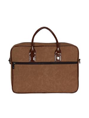 beige leatherette (pu) laptop bag - 16739352 - Standard Image - 2