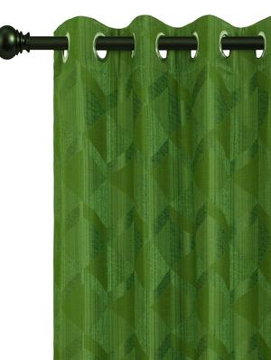 1 piece polyester jacquard fabric window curtain - 16739501 - Standard Image - 2