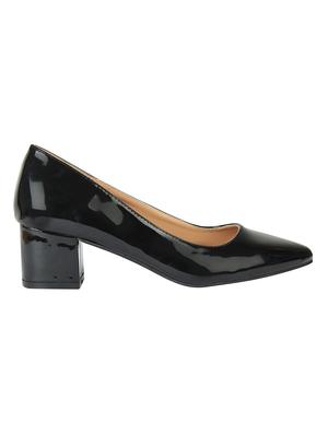 black slip on pumps - 16740102 - Standard Image - 2