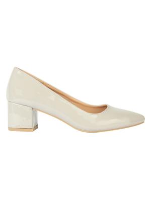 grey slip on pumps - 16740104 - Standard Image - 2