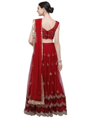 sequined a-line lehenga - 16740818 - Standard Image - 2