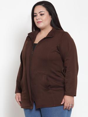 long sleeved pocket detail plus jacket - 16741112 - Standard Image - 2