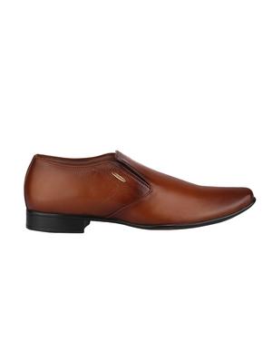 tan leather slip ons - 16741371 - Standard Image - 2