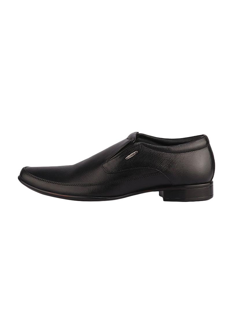 black leather slip ons - 16741372 - Zoom Image - 2