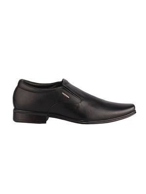 black leather slip ons - 16741375 - Standard Image - 2