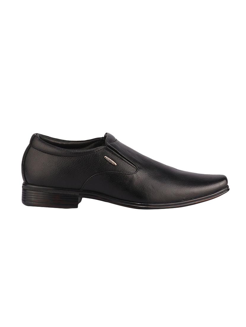 black leather slip ons - 16741375 - Zoom Image - 2