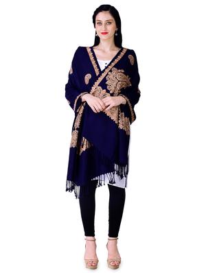 embroidered woolen stole - 16741695 - Standard Image - 2