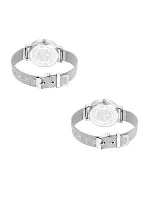 quixotic white & black day-date functioning womens combo - 16742045 - Standard Image - 2