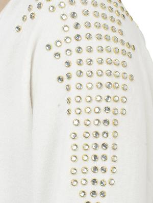 v-neck embellished pullover - 16743473 - Standard Image - 5