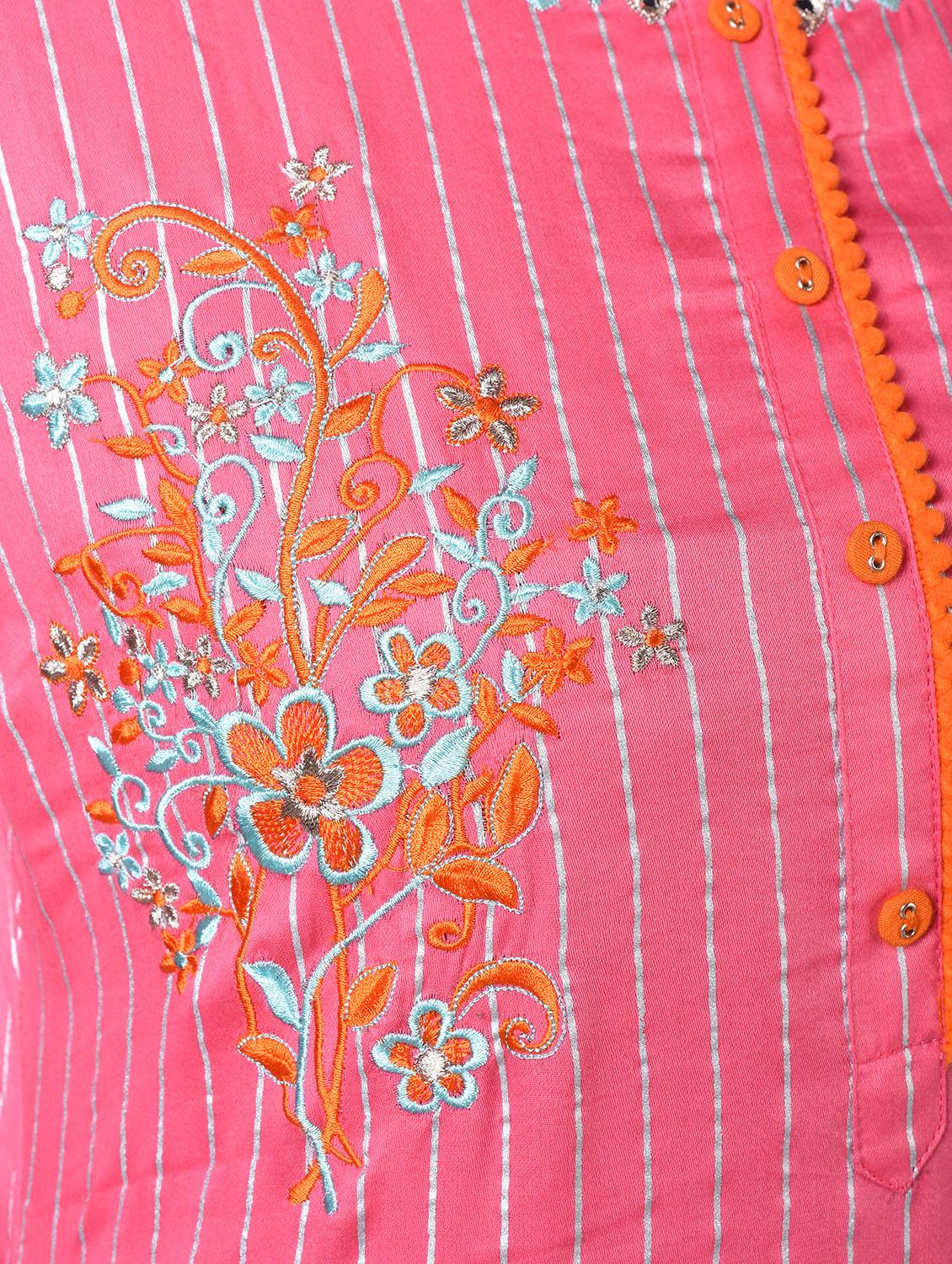ethnic motif kurta palazzo set - 16744769 - Zoom Image - 5