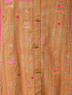 foil print kurta palazzo set - 16744782 - Standard Image - 5