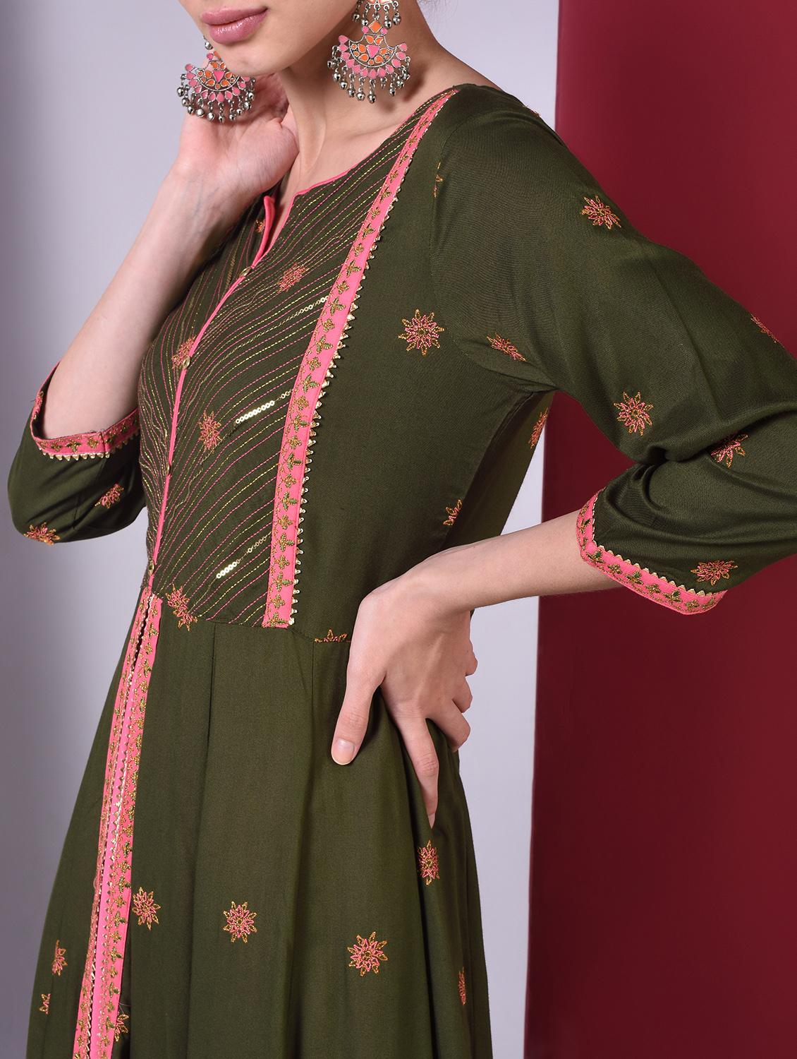 tiered kurta legging set - 16744825 - Zoom Image - 5
