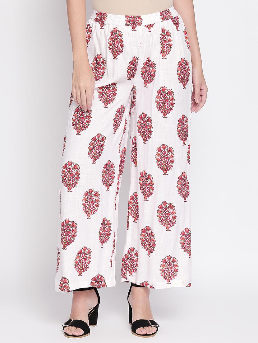 printed kurta palazzo set - 16746415 - Zoom Image - 5
