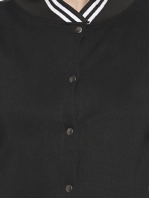 contrast ribbed color block jacket - 16746420 - Zoom Image - 5