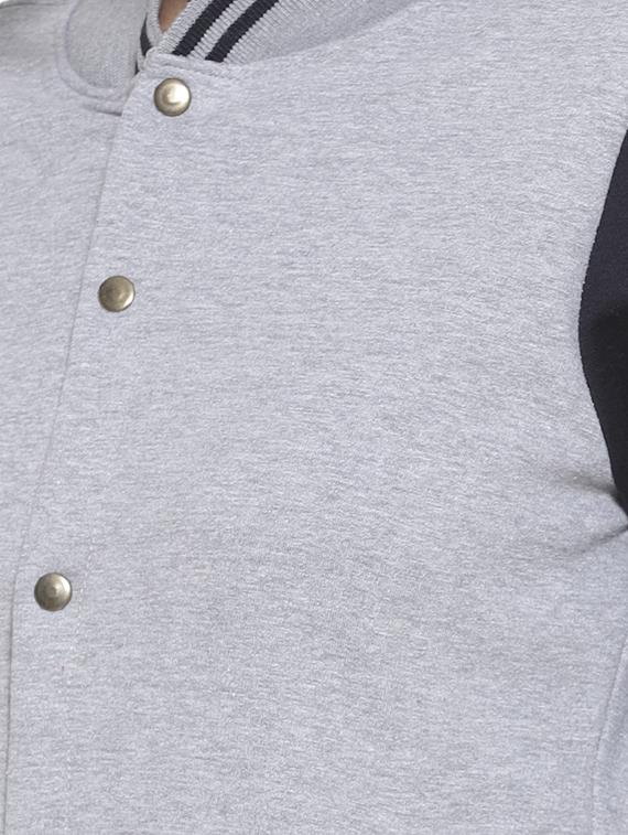 contrast ribbed color block jacket - 16746422 - Zoom Image - 5