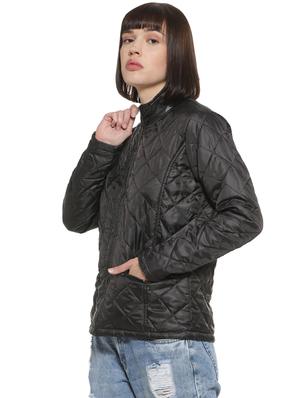 mandarin neck quilted jacket - 16746423 - Standard Image - 2