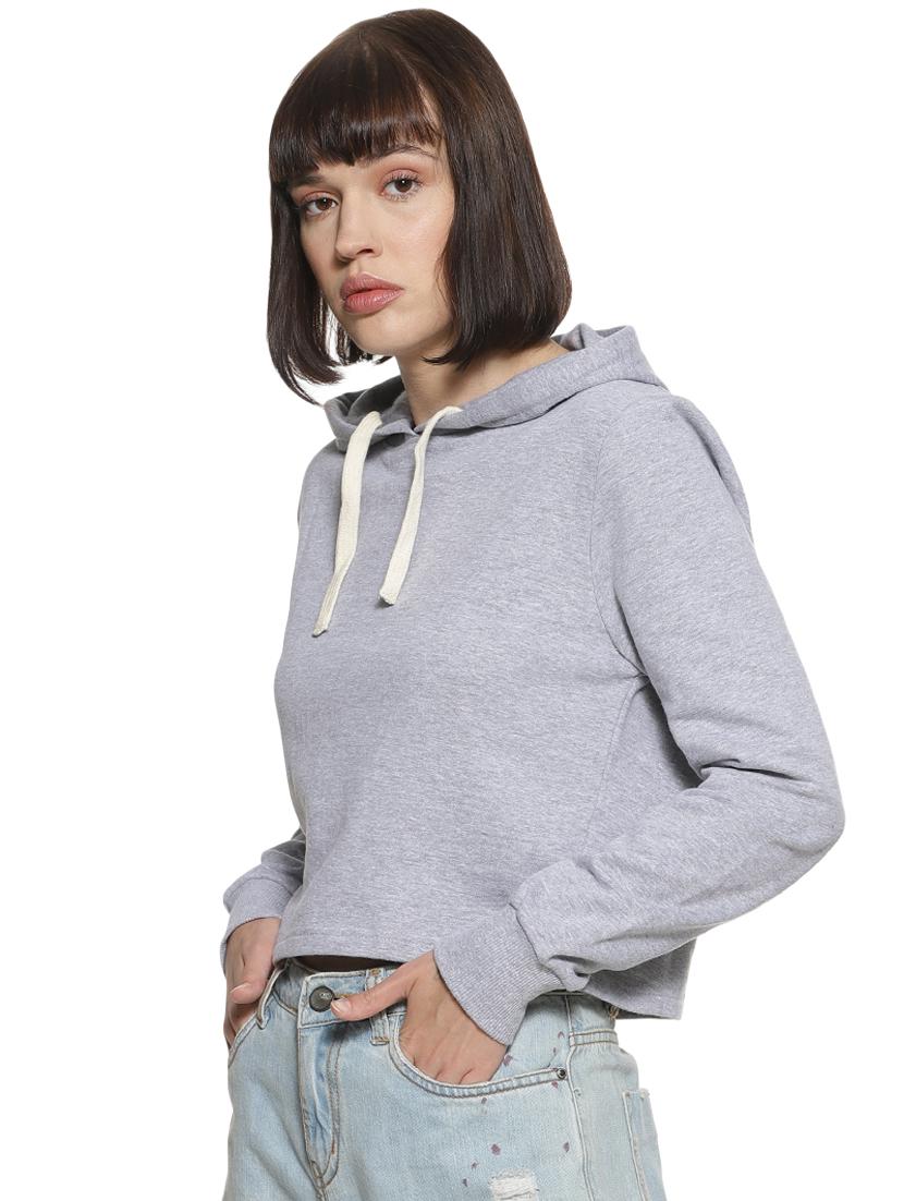 long sleeved hooded sweatshirt - 16746460 - Zoom Image - 2