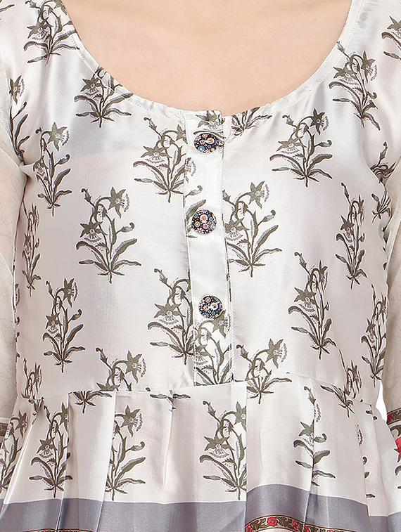 round neck floral tunic - 16746913 - Zoom Image - 5