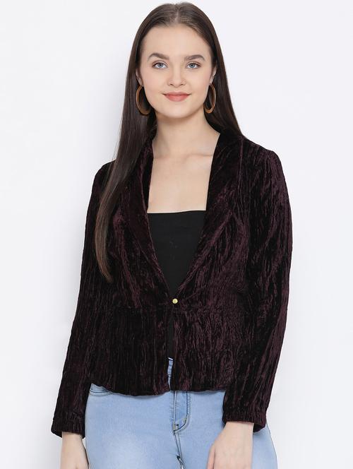 single button closure blazer - 16750739 - Very Small Image - 1