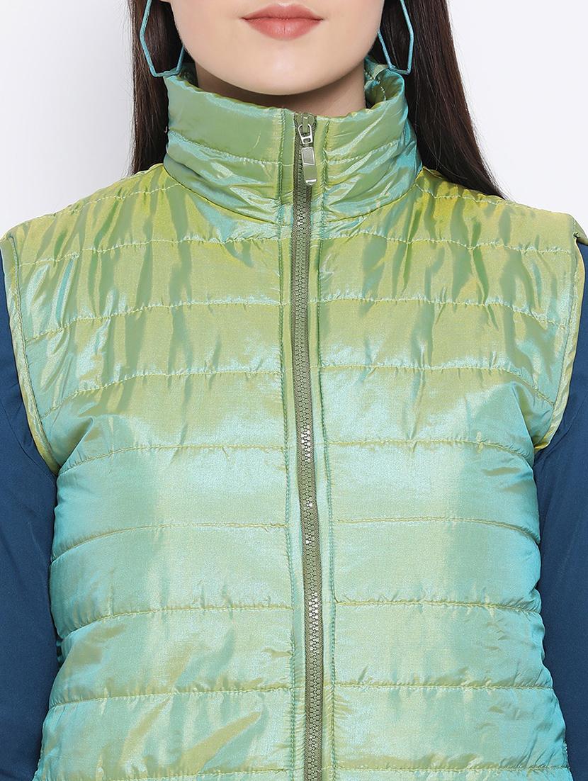 turtle neck solid jacket - 16750744 - Zoom Image - 5