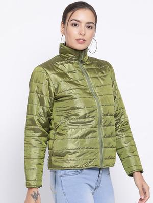turtle neck padded jacket - 16750759 - Standard Image - 2
