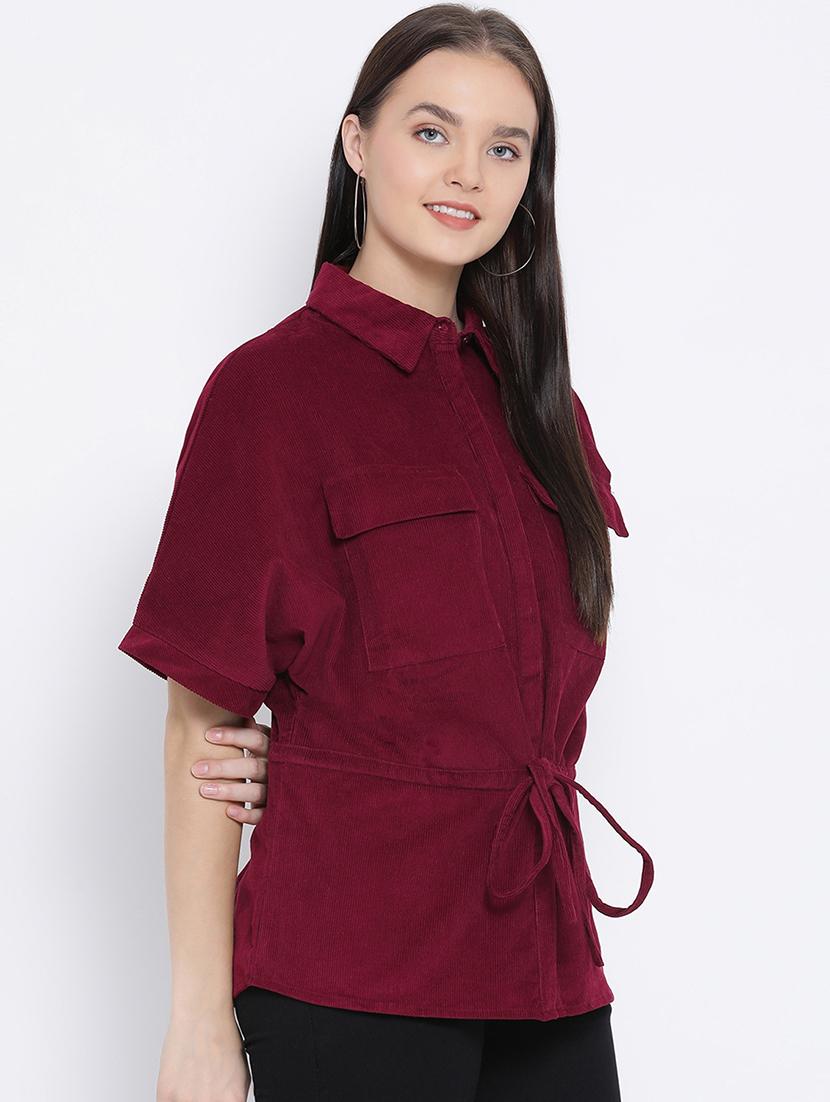 tie front pocket detail top - 16750768 - Zoom Image - 2