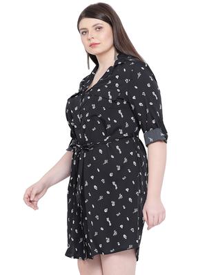 tie front quirky a-line dress - 16750810 - Standard Image - 2
