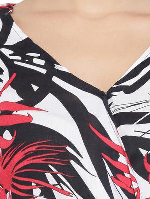 tie front tropical top - 16750913 - Standard Image - 5