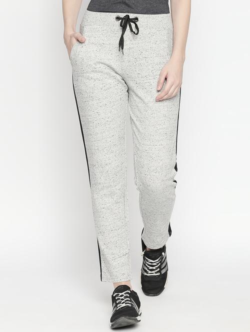 drawstring waist solid track pant - 16751021 - Standard Image - 1