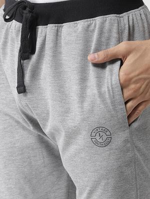 grey solid full length track pant - 16751214 - Standard Image - 5
