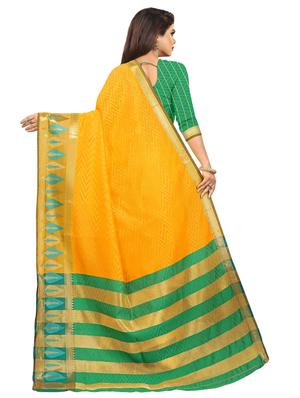 bordered kanjivaram saree with blouse - 16751296 - Standard Image - 2